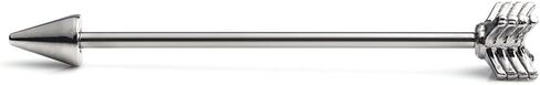 Ruifan 14 Gauge Arrow Industrial Barbell Cartilage Earring Body Piercing Jewelry 1 1/2 Inch(38mm) in Kuwait