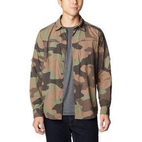Columbia Men's Newton Ridge Printed Long Sleeve Shirt in Saudi Arabia