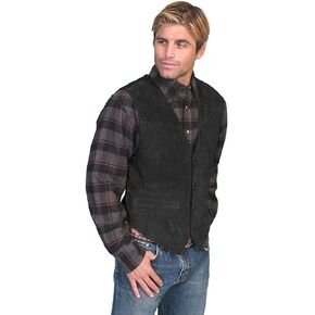 Scully Men's Suede Leather Western