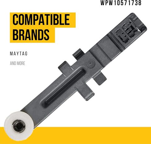 WPW10571738 Dishwasher Dishrack Adjuster and Wheel - Replaces AP6023130, 3449627, PS11756470, W10571738 in Saudi Arabia