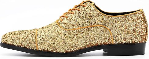 Amali Barnes Mens Dress Shoes Sparkly Glitter Encrusted Tuxedo Slip on Loafers for Men - The Original Smoking Men Dress Shoes Runs Large - GO 1/2 Size Down in Kuwait