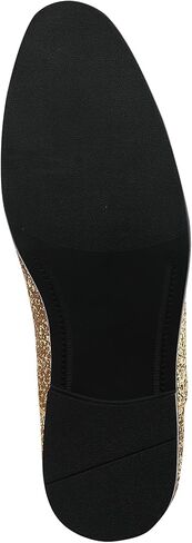 Amali Barnes Mens Dress Shoes Sparkly Glitter Encrusted Tuxedo Slip on Loafers for Men - The Original Smoking Men Dress Shoes Runs Large - GO 1/2 Size Down in Kuwait