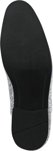 Amali Barnes Mens Dress Shoes Sparkly Glitter Encrusted Tuxedo Slip on Loafers for Men - The Original Smoking Men Dress Shoes Runs Large - GO 1/2 Size Down in Kuwait