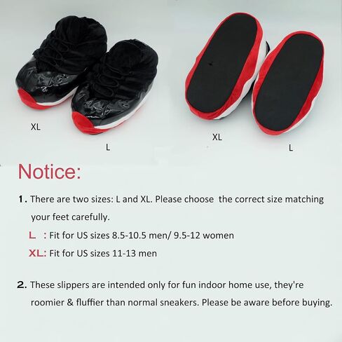 شبشب رياضي من القطيفة من FLUFFYFUN للرجال/النساء مقاس L/XL (8.5-13) in Kuwait