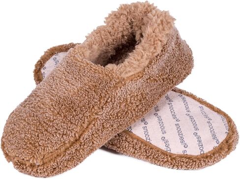 Snoozies Mens Two Tone Fleece Lined Slippers - Comfortable Slippers for Men in Saudi Arabia
