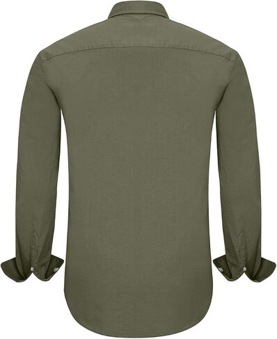 Slim Fit Shirts for Men Long Sleeve and Short Sleeve Button Down Shirts for Men with Large Variety of Colors in Saudi Arabia