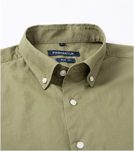 Slim Fit Shirts for Men Long Sleeve and Short Sleeve Button Down Shirts for Men with Large Variety of Colors in Saudi Arabia