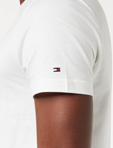 Tommy Hilfiger Men's Logo T-Shirt, White in Saudi Arabia