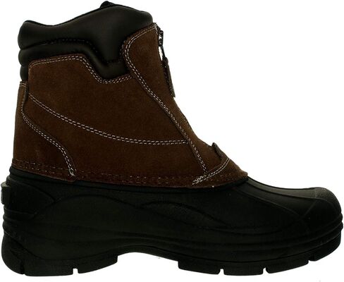 totes Men's Glacier-Zip Ankle-High Leather Boot in Saudi Arabia