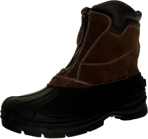 totes Men's Glacier-Zip Ankle-High Leather Boot in Saudi Arabia