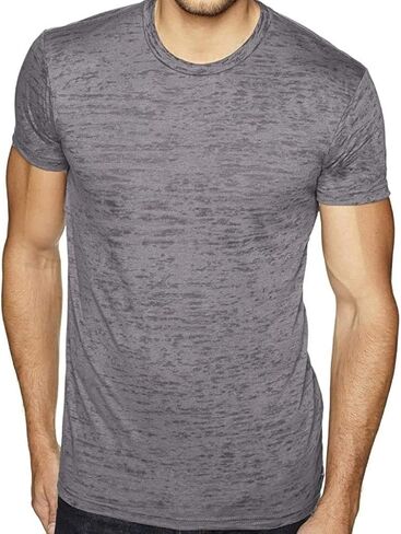 Mens Lightweight Burnout Yoga Tee Shirt in Saudi Arabia