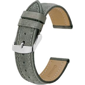 BISONSTRAP Watch Strap, Vintage Leather Replacement Bracelet, Band Width-14mm 15mm 16mm 17mm 18mm 19mm 20mm 21mm 22mm 23mm 24mm