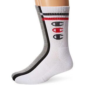 Champion mens 3-pack 3 "Ccc Logo Crew Socks in Saudi Arabia