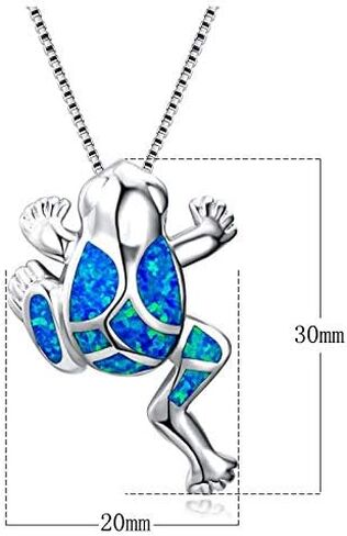 Cute Hanging Frog Pendant Necklace Vintage Silver Plated Funny Animal Necklace for Women Men Children in Saudi Arabia