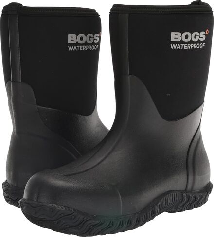 BOGS Mens Portage Waterproof Rainboot Rain Boot, Black, 11 in Saudi Arabia