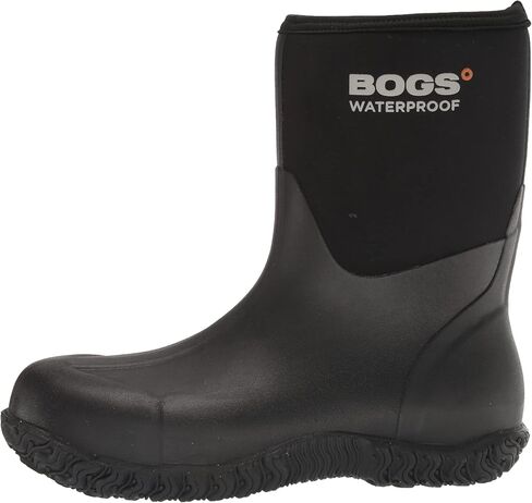 BOGS Mens Portage Waterproof Rainboot Rain Boot, Black, 11 in Saudi Arabia