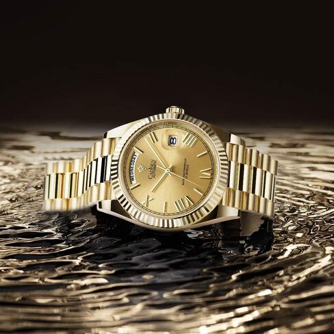 CADISEN Men’s Automatic Mechanical Watch Casual Watches for Men Waterproof Sapphire in Kuwait