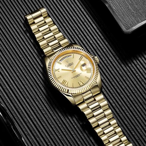 CADISEN Men’s Automatic Mechanical Watch Casual Watches for Men Waterproof Sapphire in Kuwait