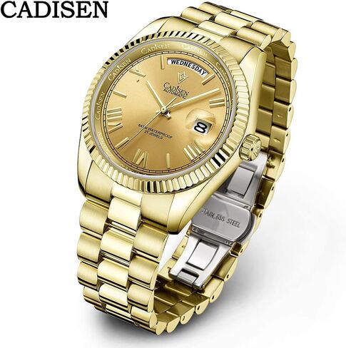 CADISEN Men’s Automatic Mechanical Watch Casual Watches for Men Waterproof Sapphire in Kuwait