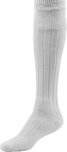 Highland Scottish Wool Blend Kilt Hose for Men Ribbed Socks for USA Shoe Sizes in Kuwait
