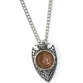 قلادة عملات معدنية من American Coin Treasures 1800s بتصميم السهم الهندي in Kuwait