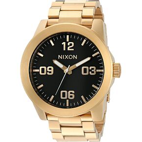 Nixon Corporal SS A346. 100m Water Resistant XL Men’s Watch (48mm Watch Face. 24mm Stainless Steel Band) in Saudi Arabia