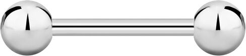 Internally Threaded Surgical Steel 8g - 18g Straight Barbell Body Piercing Jewelry (Sold Individually) in Kuwait