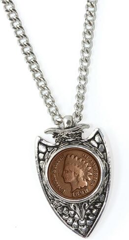 قلادة عملات معدنية من American Coin Treasures 1800s بتصميم السهم الهندي in Kuwait