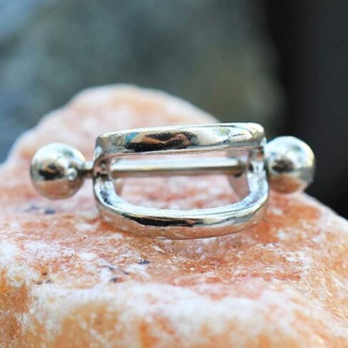 Amelia Fashion 16 Gauge Double Line Cartilage Cuff 316L Surgical Steel (Sold Individually) in Saudi Arabia