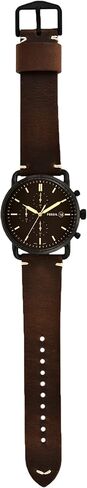 Fossil Men's Commuter Stainless Steel and Leather Casual Quartz Watch in Saudi Arabia