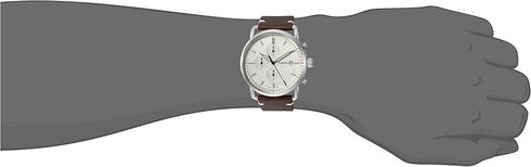 Fossil Men's Commuter Stainless Steel and Leather Casual Quartz Watch in Saudi Arabia