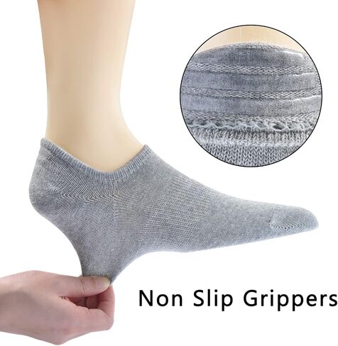 No Show Socks Men 8 Pairs Cotton Low Cut Socks Casual Breathable Non Slip Invisible Socks 6-9/9-12/12-14 in Kuwait
