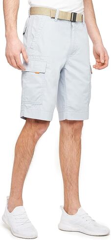 WEAR FIRST. THEN TELL THE DIFFERENCE Roam Short | Men's Stretch Cotton Belted Shorts W/ 11" Inseam and 6 Pockets in Saudi Arabia
