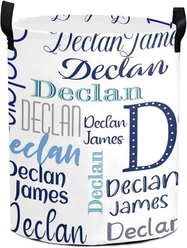 Personalized Laundry Baskets with Handles Custom Laundry Hamper with Name Personalized Laundry Baskets Collapsible Clothes Storage Basket for Bathroom Living Room Bedroom in Kuwait