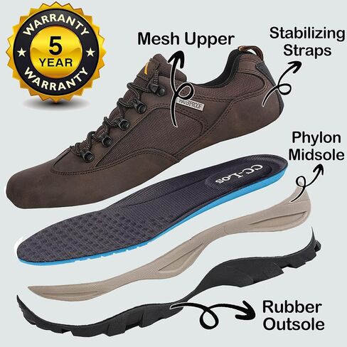 CC-Los Hiking Shoes for Men Breathable Lightweight Hike Trekking Trails Shoe Size 7.5-14 in Saudi Arabia