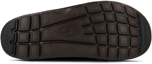 Gravity Defyer Men's G-Defy Heston Leather Sandal - VersoCloud Multi-Density Shock Absorbing Stress Recovery Slides in Kuwait