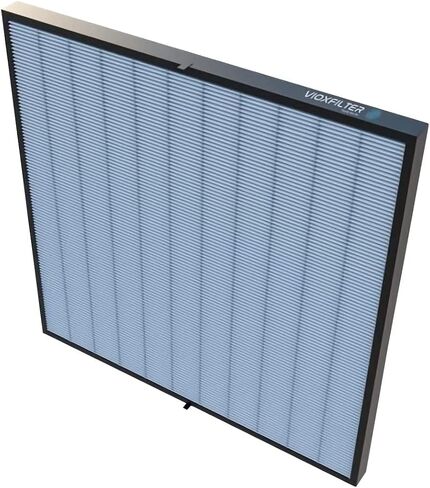 Vioxfilter H14AF20201 عبوة من 1 فلتر هواء فرن تيار متردد MERV 14 مطوي 20x20x1 مع الكربون النشط؛ مقاومة منخفضة لتدفق الهواء. تحويل مكيف الهواء الخاص بك إلى جهاز لتنقية الهواء in Saudi Arabia