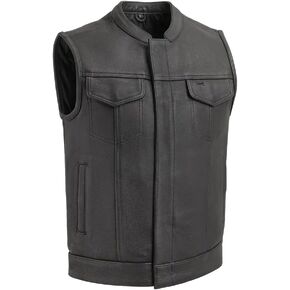 First Manufacturing Platinum Series Men's Hot Shot Leather Vest (,) in Saudi Arabia