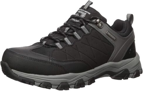 Skechers Men's Selmen-Enago Trail Oxford Hiking Shoe, Black, 12 Medium US in Saudi Arabia