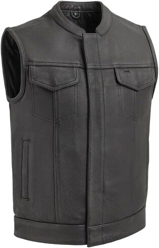 First Manufacturing Platinum Series Men's Hot Shot Leather Vest (,) in Saudi Arabia