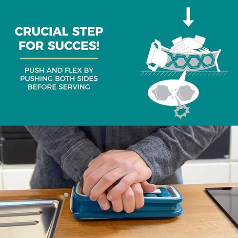 ICEBREAKER POP - The Sanitary Ice Tray for Freezer - Disassemble this Ice Cube Tray With Lid for Easy Cleaning - ice cube maker makes 18 ice cubes in Saudi Arabia