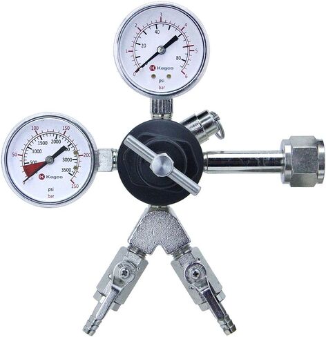 Kegco EBDHCK2-5T Deluxe Homebrew Two Tap Door Mount Kegerator Conversion Kit with 5 lb. Aluminum CO2 Tank in Saudi Arabia