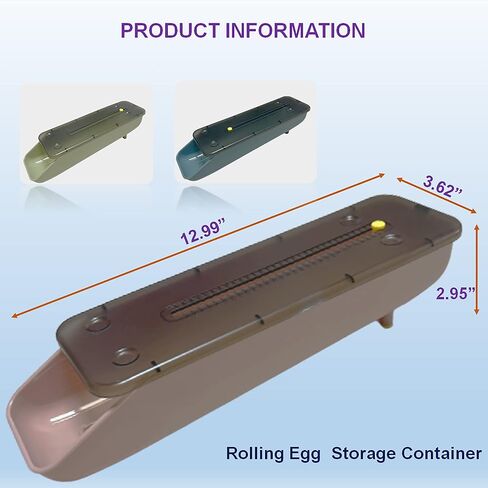 GONNADOO LIFE Egg Box Tray for refrigerator Automatic Rolling with Date Reminder, Egg holder Storage box Drawer, BPA Free Storage Container, Organizer Storage Box for Kitchen & Household (Pink) in Saudi Arabia