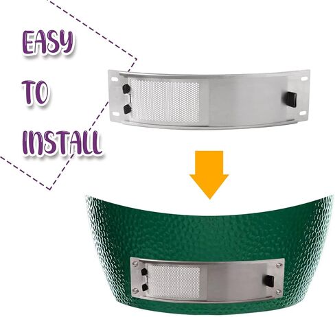 mydracas مسودة باب للبيضة الخضراء الكبيرة مقاس XL، قطع غيار البيض الأخضر تناسب بيضة خضراء كبيرة مقاس XL، استبدال فتحة تهوية سفلية للبيض من الفولاذ المقاوم للصدأ، ملحقات بيضة خضراء كبيرة مع لوحة شبكية مثقوبة in Kuwait