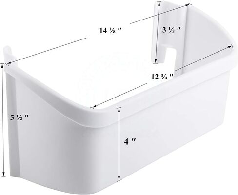 Upgraded Lifetime Appliance 240363701 Door Shelf Rack Compatible with Frigidaire Refrigerator (2) in Saudi Arabia