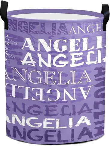 Custom Laundry Basket Personalized Collapsible Laundry Hamper with Name Customized Dirty Clothes Storage Basket with Handle for Bedroom（Style 08） in Kuwait