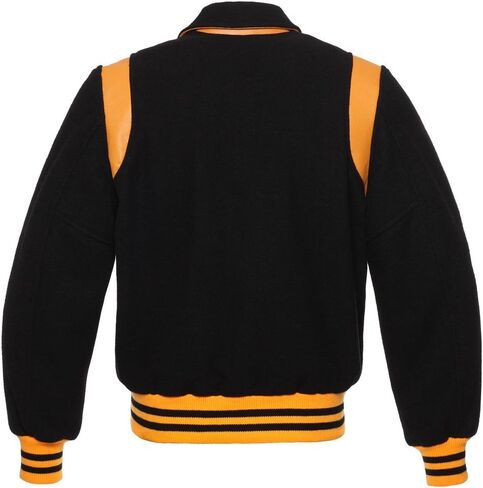 Stewart & Strauss Original Retro Varsity Letterman Jacket Since 1977 (11 Team Colors) Wool & Leather XXS to 6XL,Original in Saudi Arabia