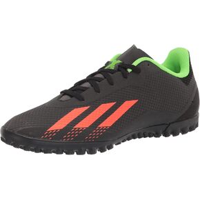 حذاء كرة القدم X Speedportal.4 Turf من adidas للجنسين، أسود/أحمر شمسي/أخضر شمسي، 10 US للرجال in Kuwait