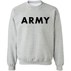 ARMY Crewneck Sweatshirt in Gray in Saudi Arabia