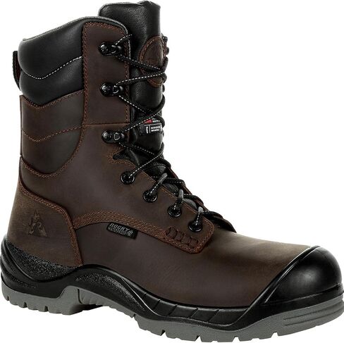 Rocky Worksmart 8 Inch 400G Insulated Composite Toe Waterproof Work Boot Size 9.5(M) in Saudi Arabia
